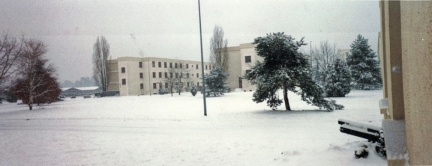 Camp de Souge sous la neige