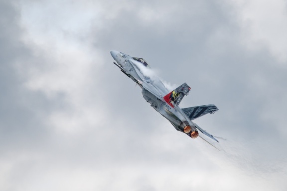 Hornet Solo Display F/A-18 Swiss