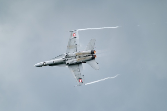 Hornet Solo Display F/A-18 Swiss