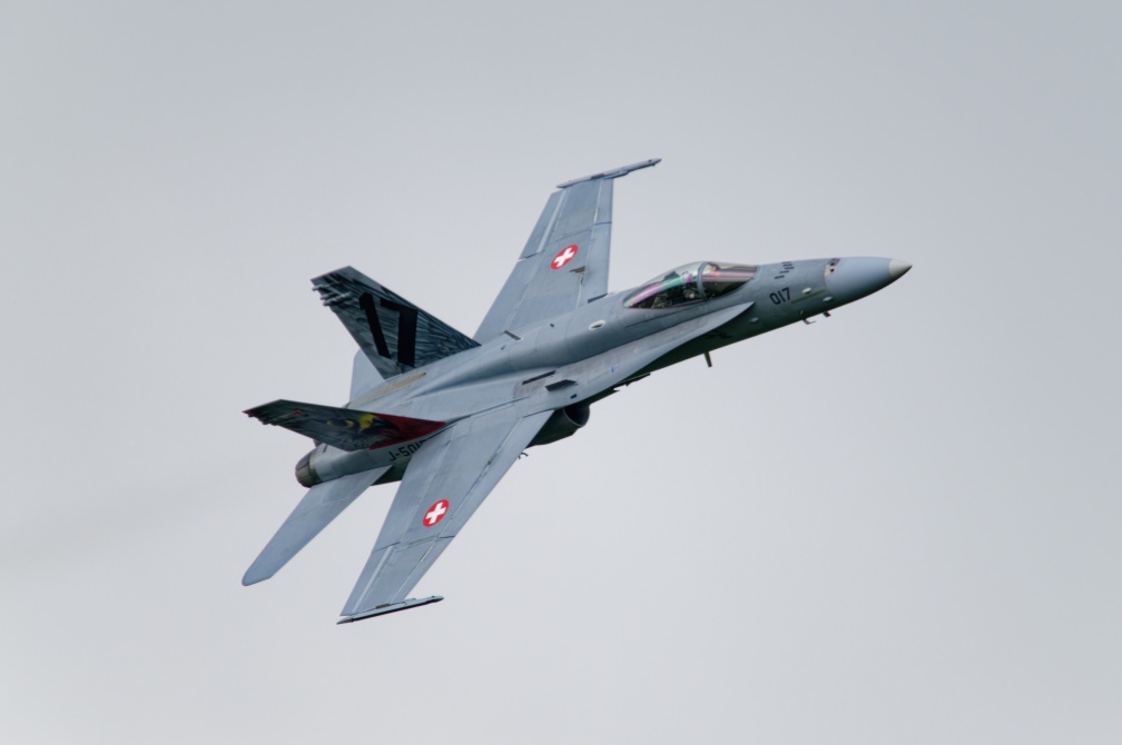 Hornet Solo Display F/A-18 Swiss